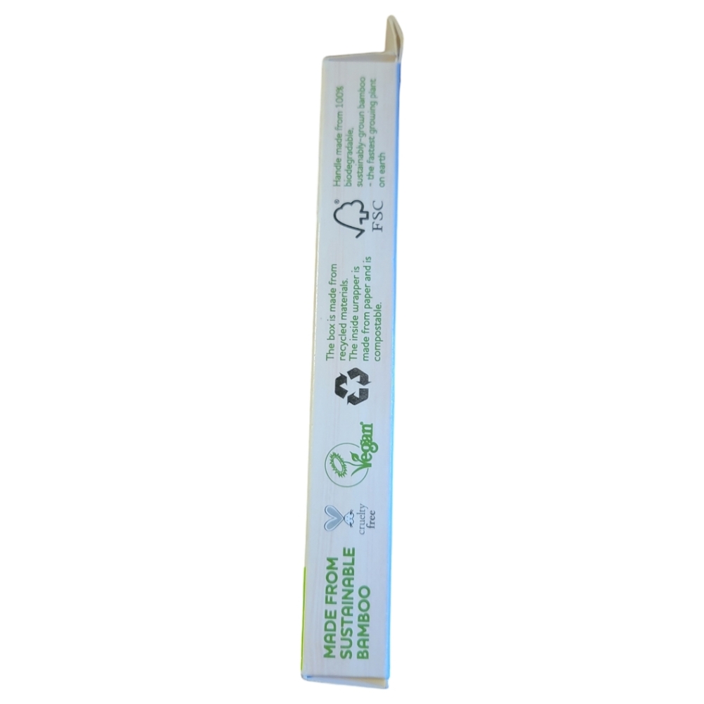1 Kid's Bamboo Toothbrush PFA, BPA, CRUELY-FREE, VEGAN - Picture 4 of 4